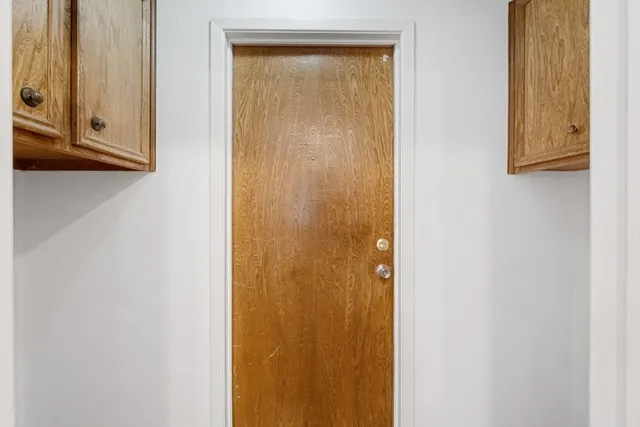 a view of front door