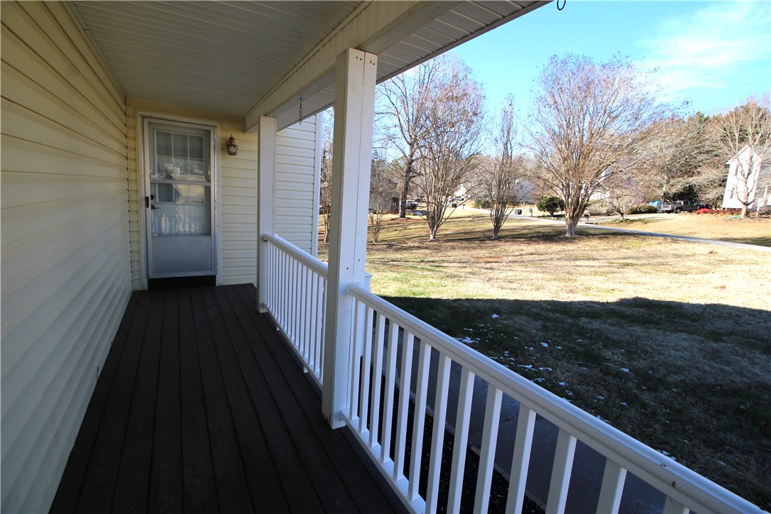 503 Hillandale Road Liberty, SC 29657 - Photo 21 of 33 Wrap-around front porch with low maintenance vinyl