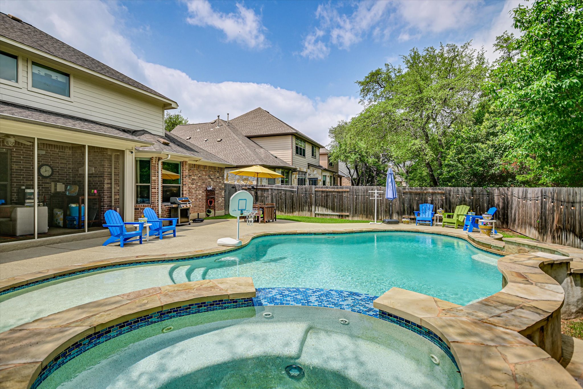 12312 Montclair Bend Austin, TX 78732 - Photo 5 of 40 Gunite Saltwater Heated Pool and spa