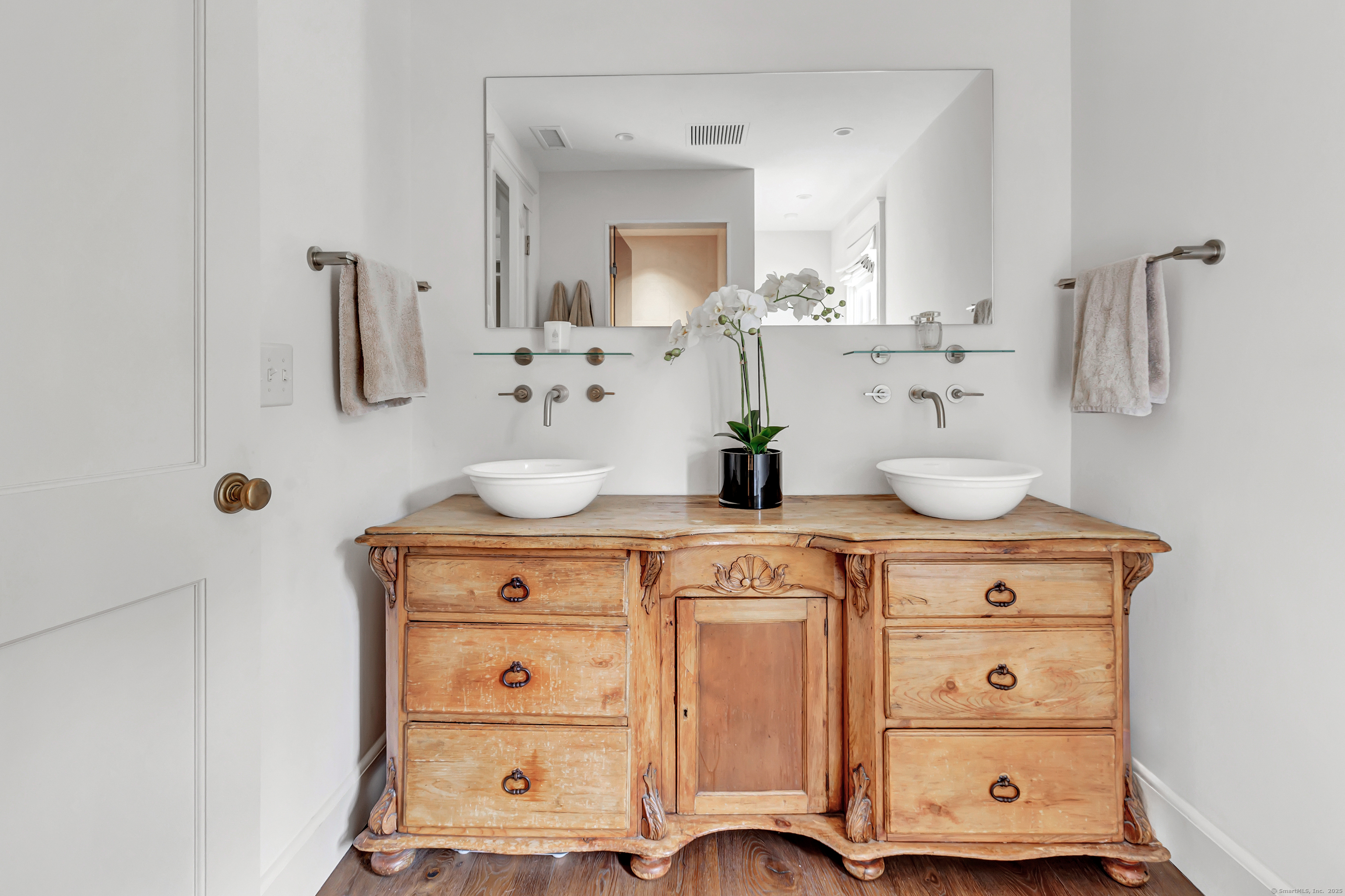 61 Clapboard Hill Road Westport, CT 06880 - Photo 28 of 40 Luxurious primary bath with high-end finishes.