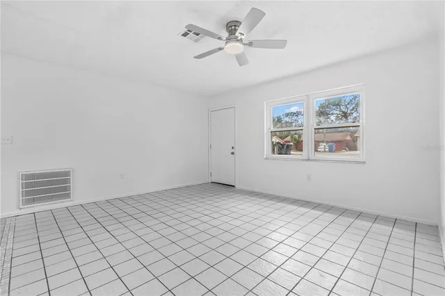 a view of an empty room