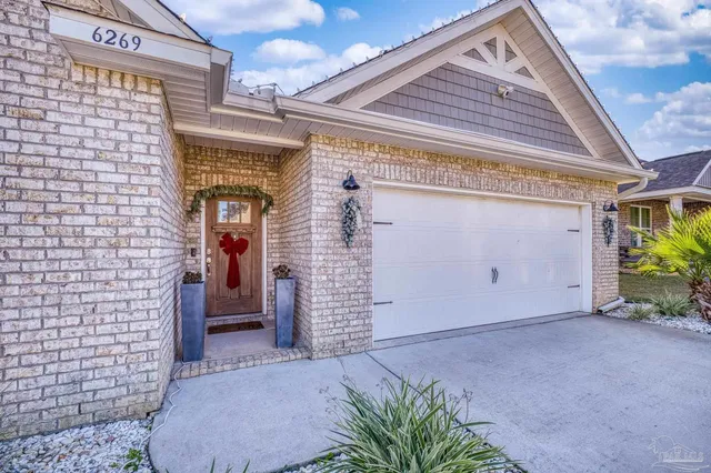 a view of front door