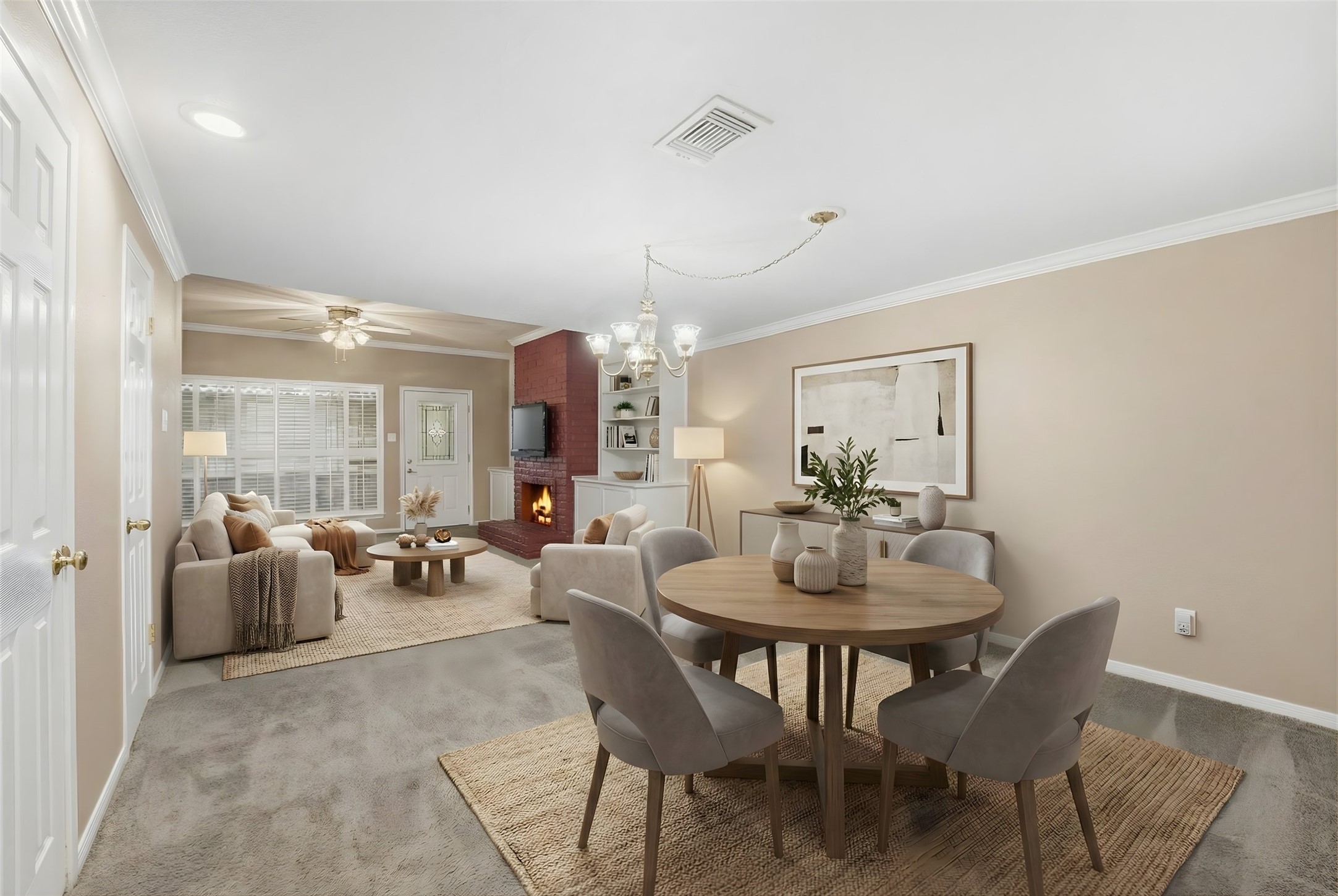 2232 South Piney Point Road, Unit 108 Houston, TX 77063 - Photo 7 of 32 a view of a dining room with furniture and wooden floor