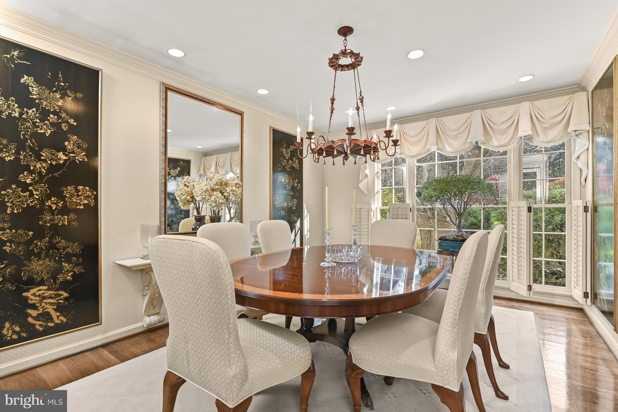 11700 Beekman Place Potomac, MD 20854 - Photo 6 of 44 Light-Filled Formal Dining Room