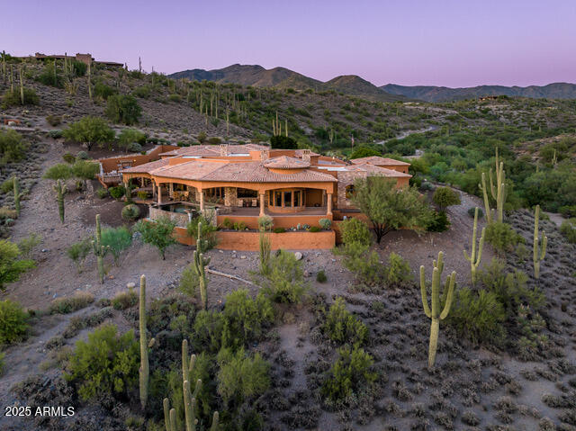 39601 North Ocotillo Ridge Drive Carefree, AZ 85377 - Photo 76 of 81 a view of a town with mountains in the background