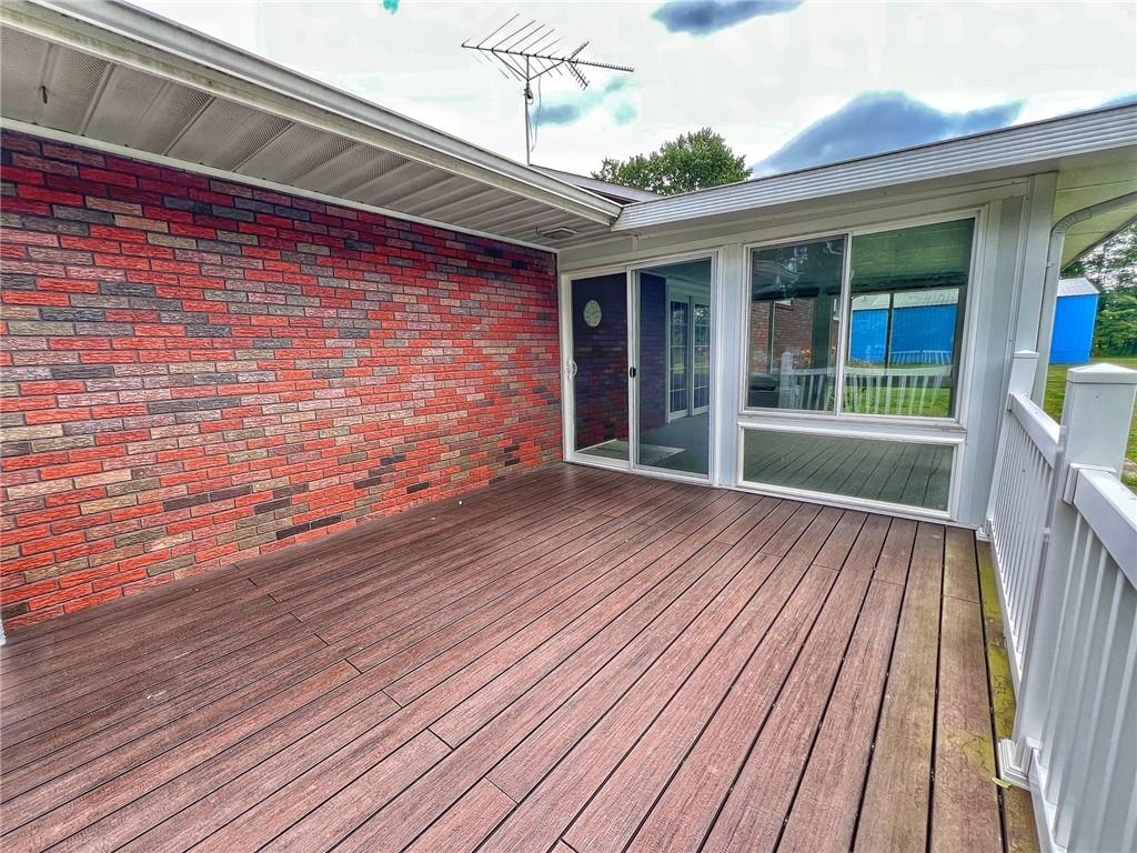 14 Steingrabe Road New Wilmington, PA 16142 - Photo 14 of 21 a view of outdoor space deck and kitchen