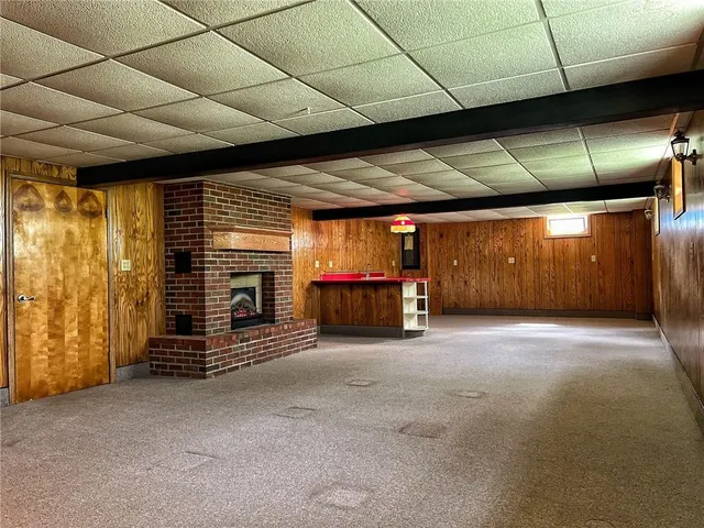 a view of a car garage