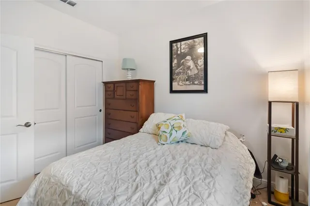 a view of an outdoor space and swimming pool