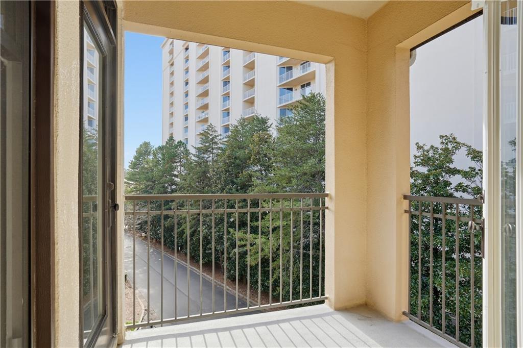 3777 Peachtree Road Northeast, Unit 932 Brookhaven, GA 30319 - Photo 16 of 26 a view of balcony with balcony
