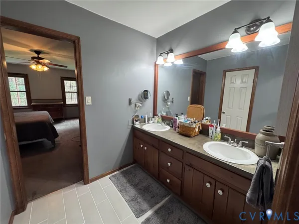 a bathroom with a shower and toilet