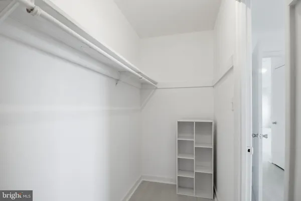 a view of a balcony with an outdoor space