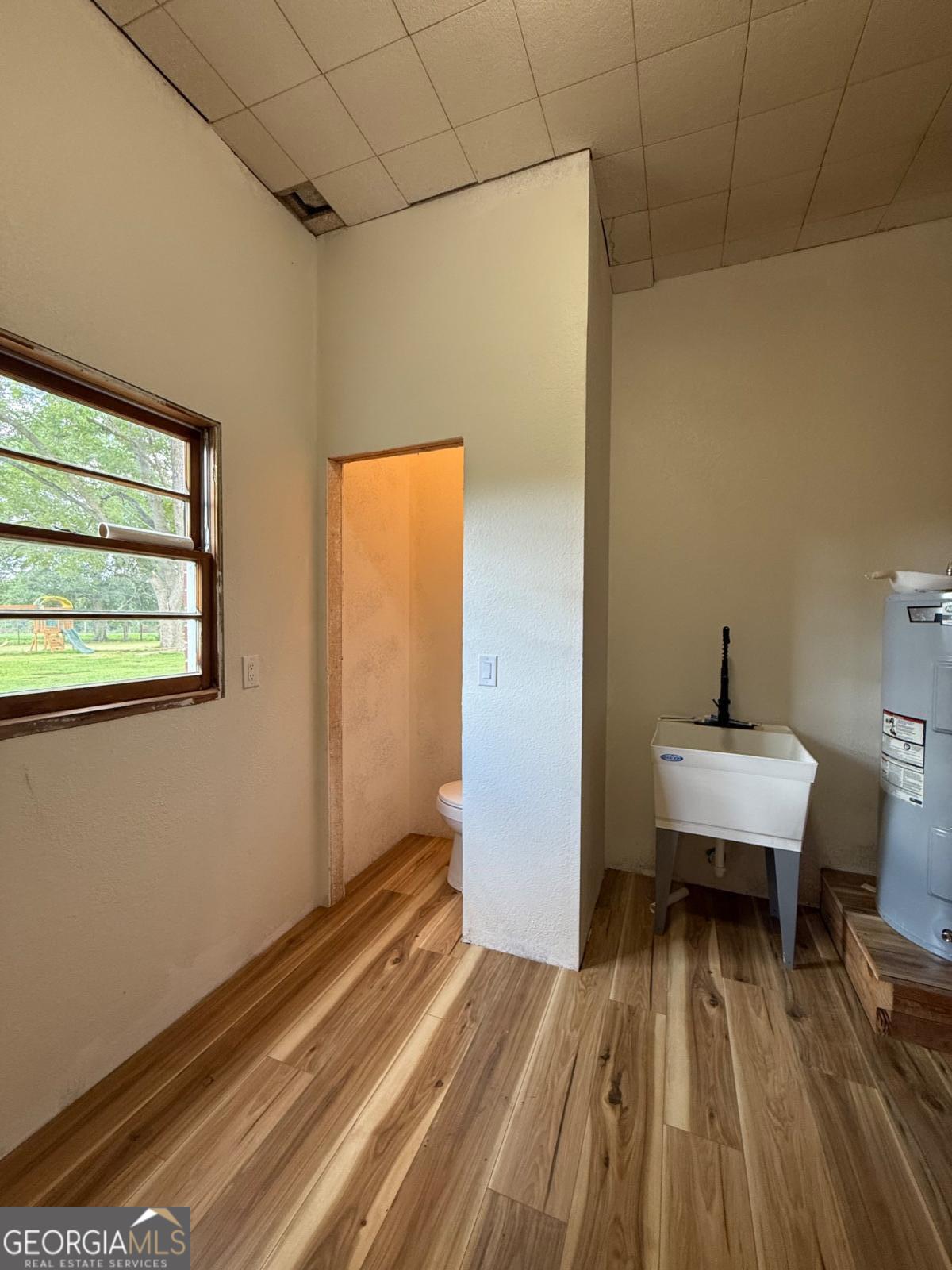 221 Rentz Bridge Road Lenox, GA 31637 - Photo 4 of 19 a view of a bedroom with wooden floor and a sink