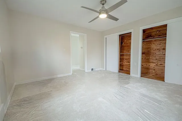 a view of an empty room