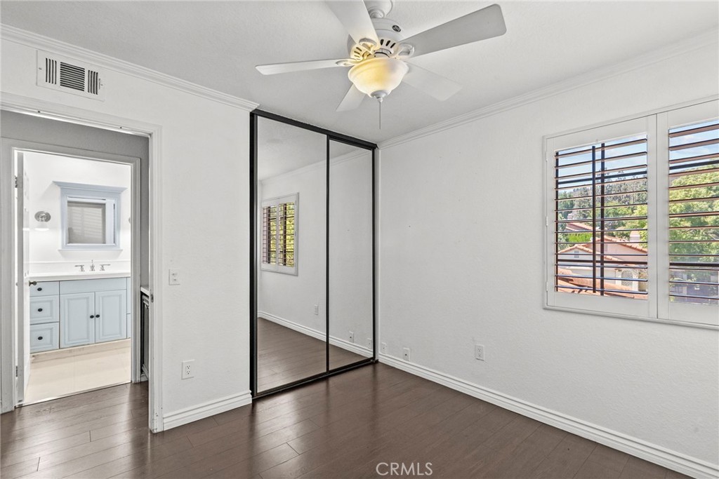 808 Links View Drive Simi Valley, CA 93065 - Photo 21 of 28 wooden floor in an empty room with a window