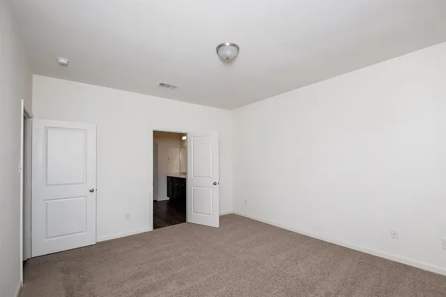 a view of an empty room