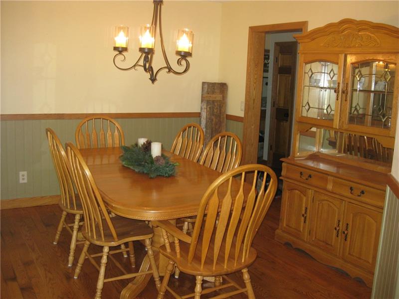 497 Cannery Road Mercer, PA 16137 - Photo 14 of 25 Dining room; lovely chair rail and color.