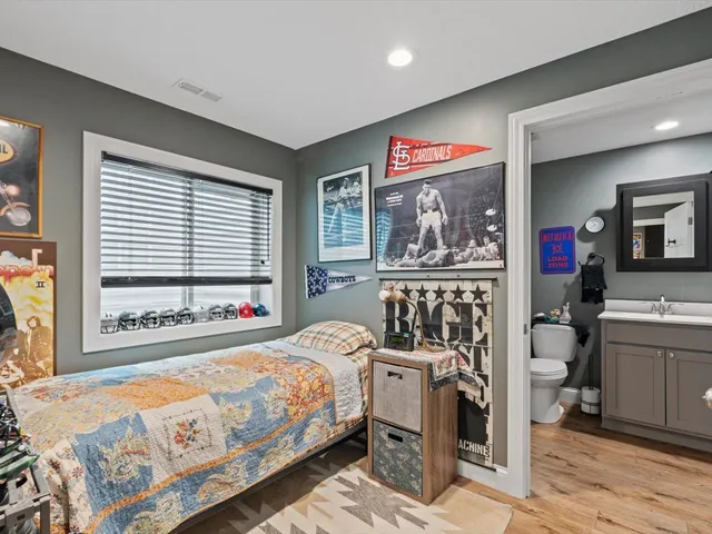 a view of a backyard with sitting area