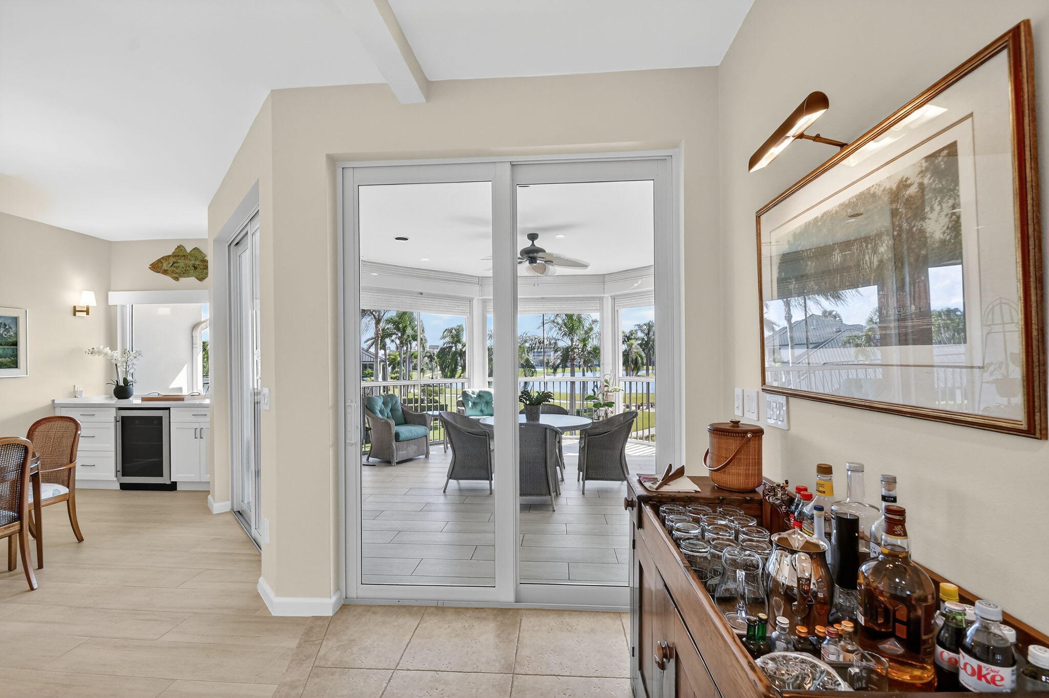 194 Orange Tree Drive, Unit G Atlantis, FL 33462 - Photo 12 of 36 a view of a living room and dining room