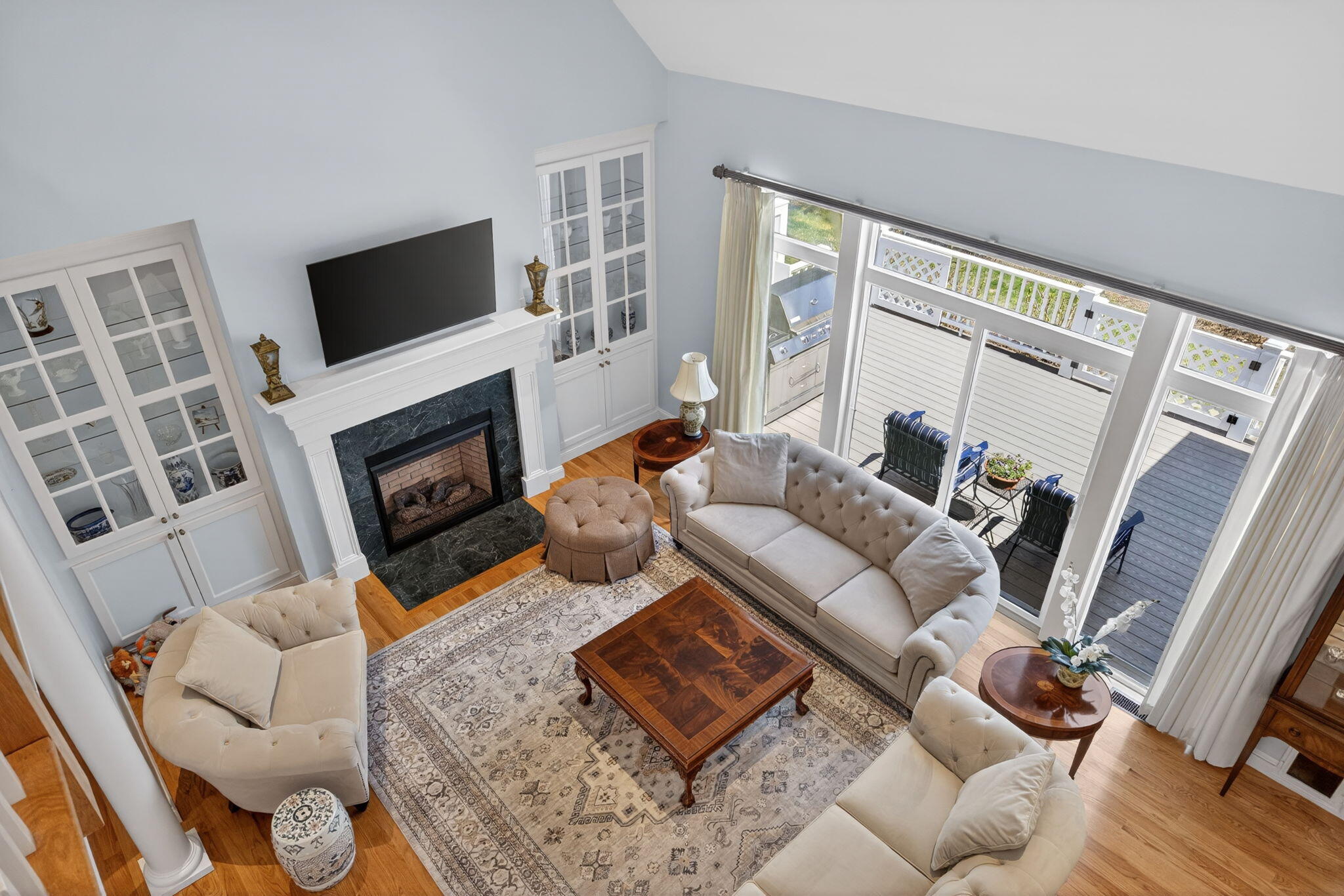 72 Winstead Road Brewster, MA 02631 - Photo 10 of 46 Looking Down from Balcony