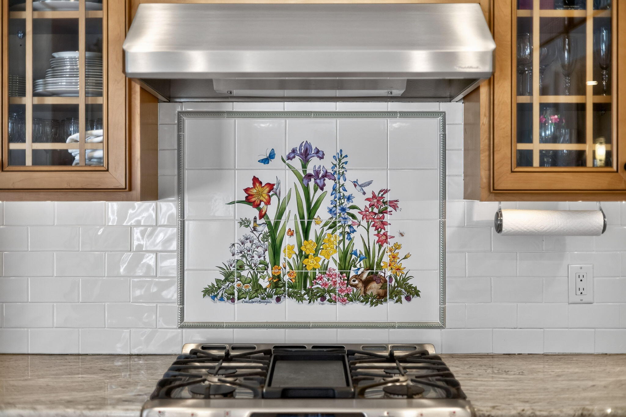 72 Winstead Road Brewster, MA 02631 - Photo 19 of 46 Spring Floral Tile Mural