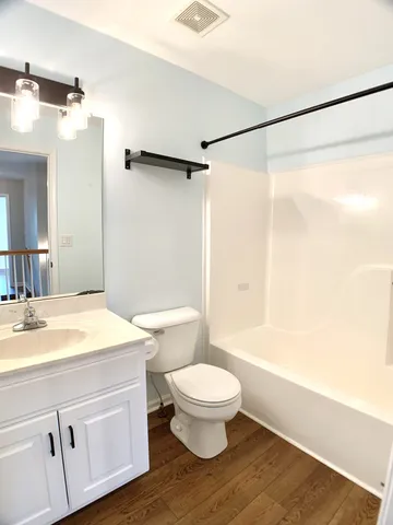 wooden floor in an empty room