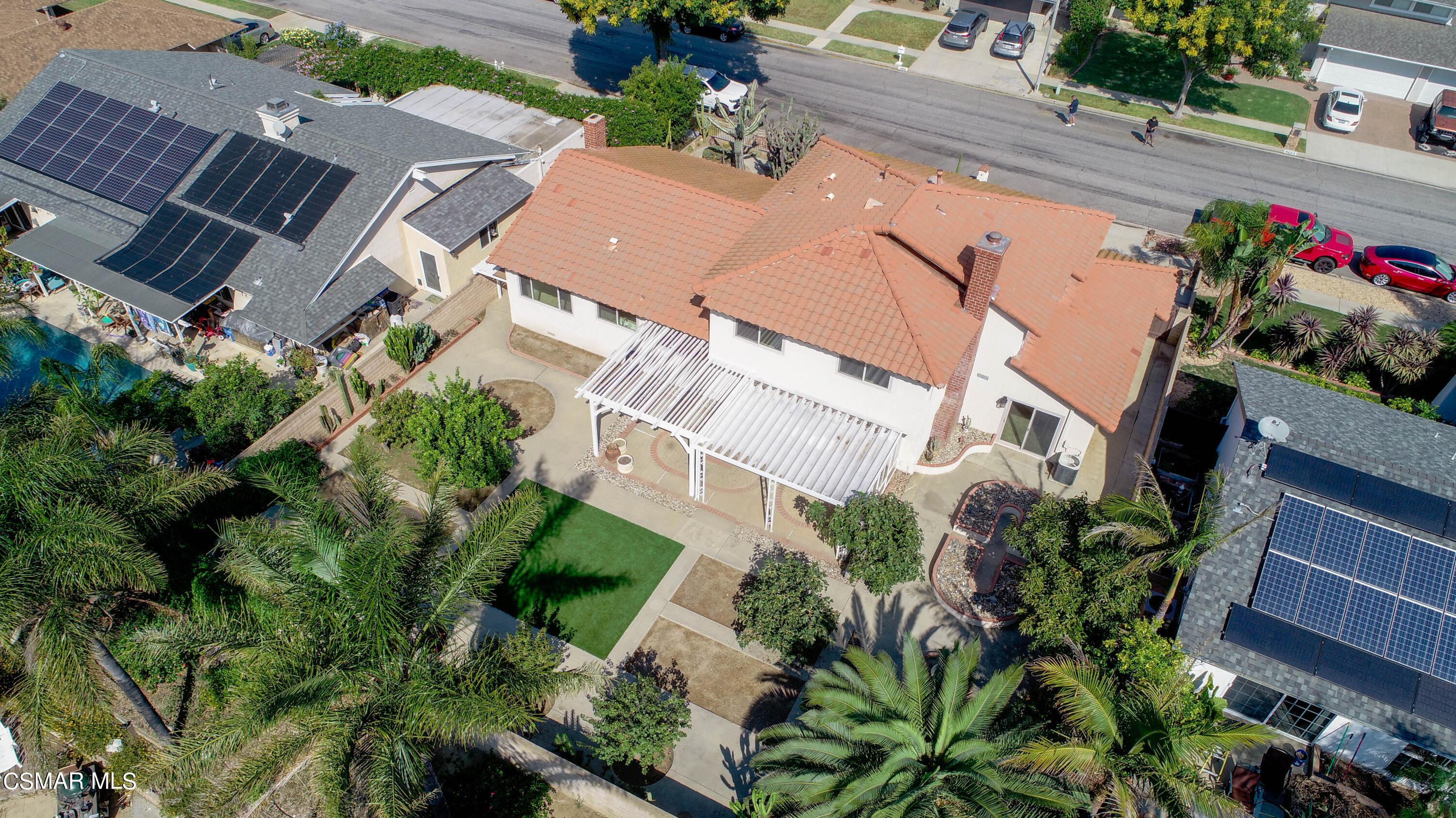 4220 Springfield Street Simi Valley, CA 93063 - Photo 7 of 95 an aerial view of multiple houses with yard