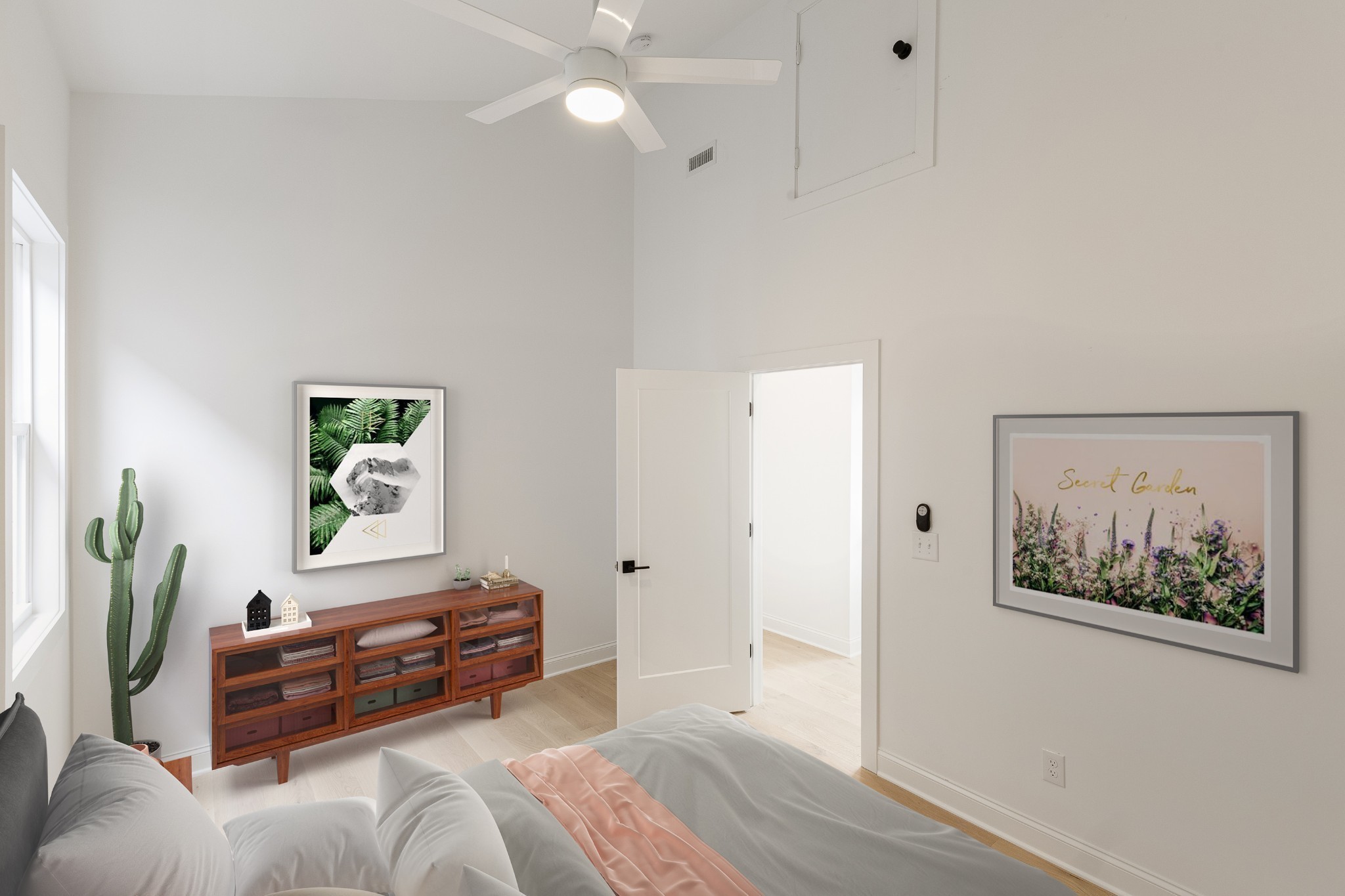 2012 Owen Street, Unit A Nashville, TN 37208 - Photo 26 of 32 a bedroom with furniture and a window