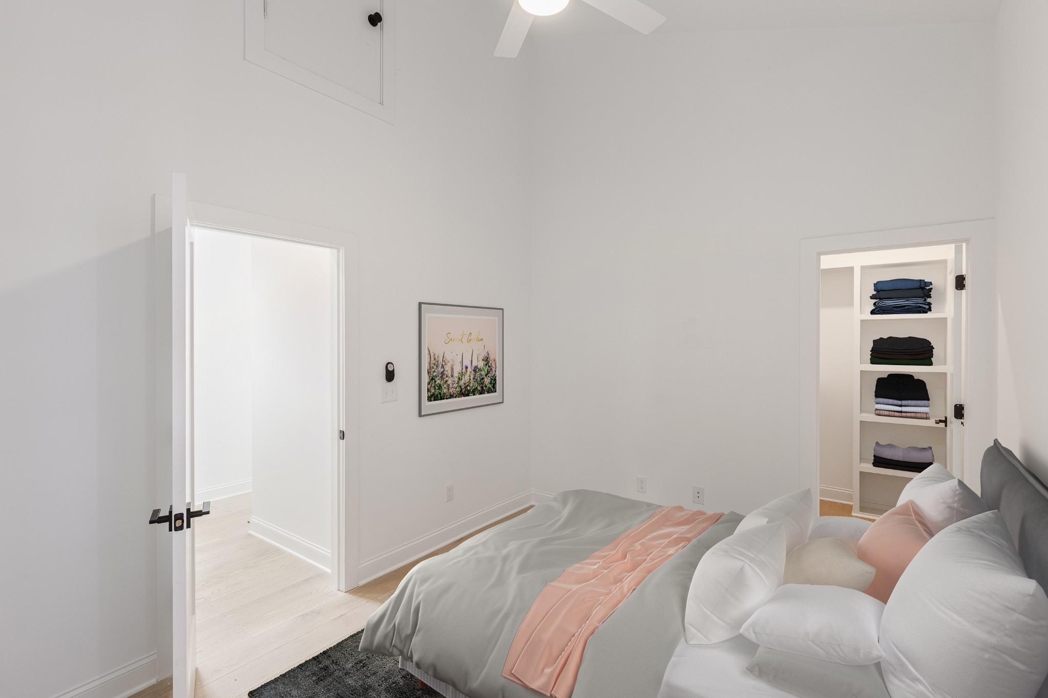 2012 Owen Street, Unit A Nashville, TN 37208 - Photo 27 of 32 a bedroom with a bed and a window