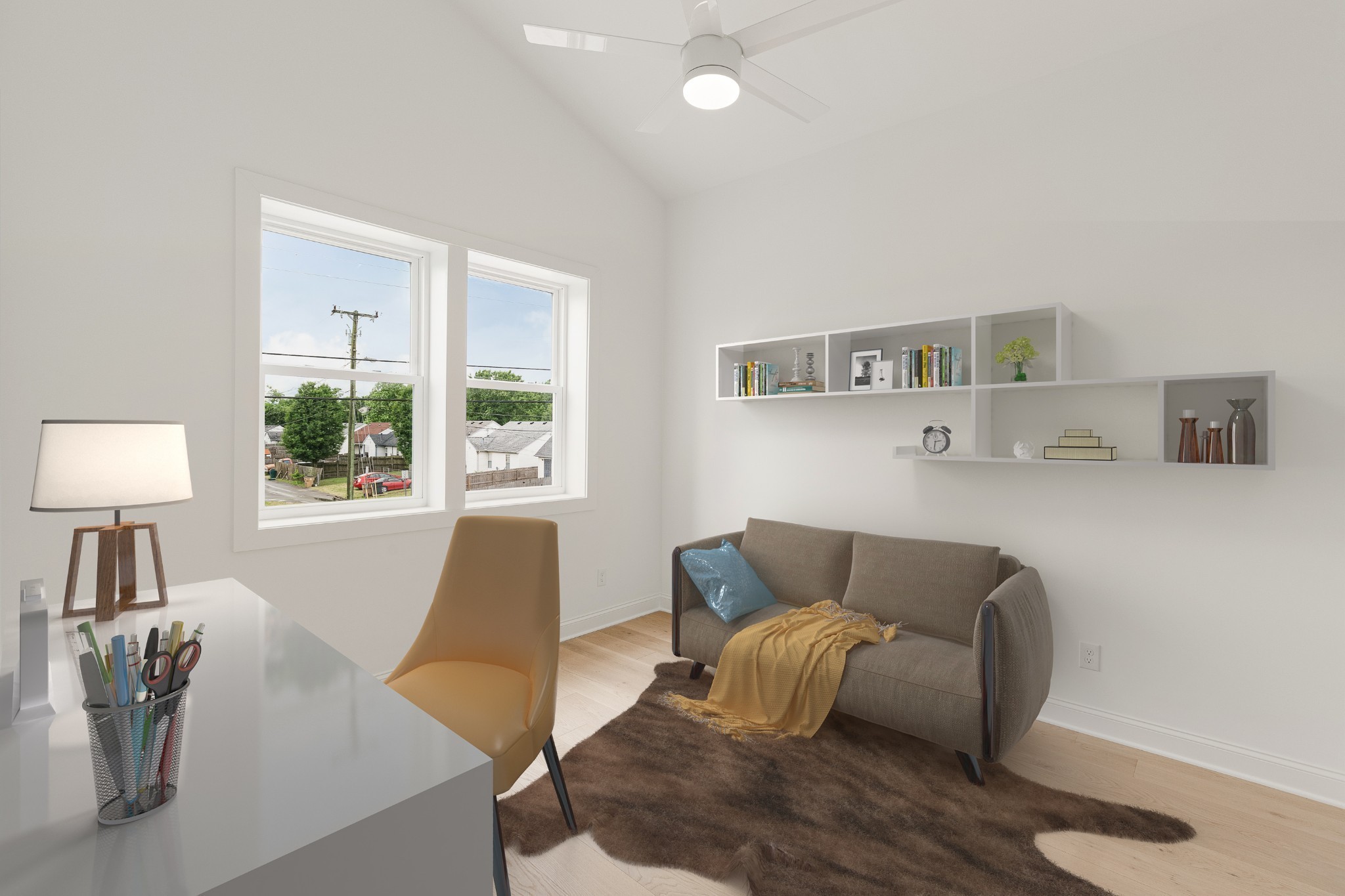 2012 Owen Street, Unit A Nashville, TN 37208 - Photo 29 of 32 a living room with furniture and a window