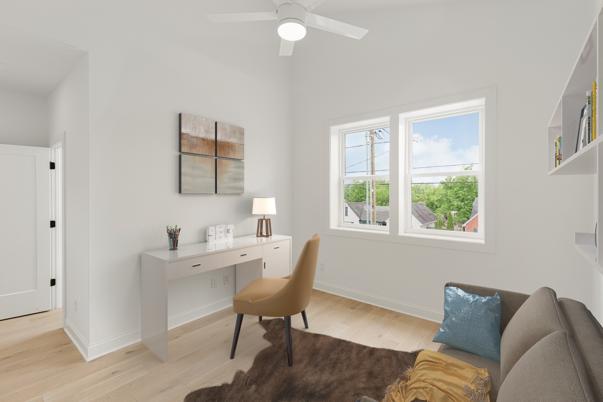 2012 Owen Street, Unit A Nashville, TN 37208 - Photo 30 of 32 a living room with furniture and a window