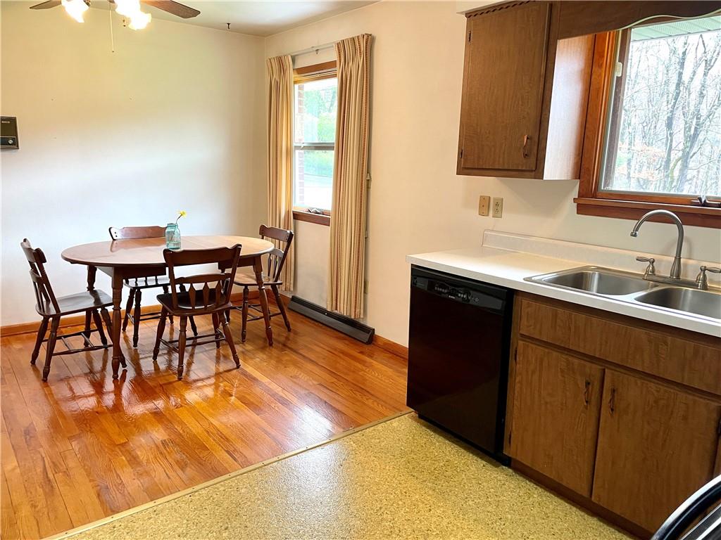 362 Carbon Center Road Butler, PA 16002 - Photo 10 of 43 a kitchen with stainless steel appliances granite countertop a sink counter space and a window