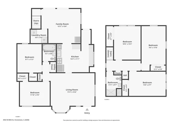 $310,000 | 4552 West 89th Street, Hometown, IL 60456