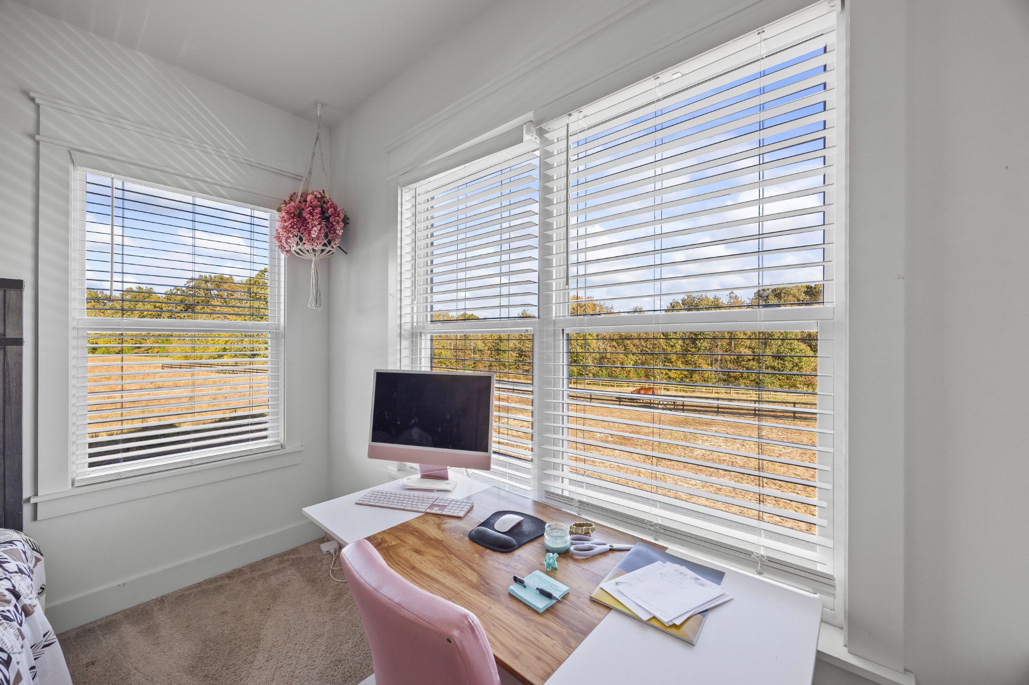 168 Huntersville Denmark Road Denmark, TN 38391 - Photo 29 of 41 a view of a workspace with furniture and a window
