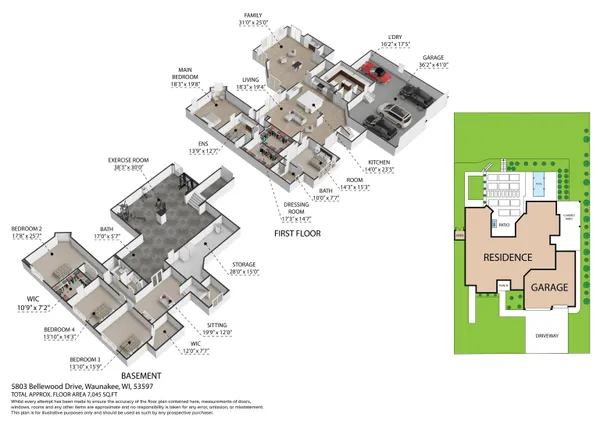 $1,799,000 | 5803 Bellewood Drive, Waunakee, WI 53597