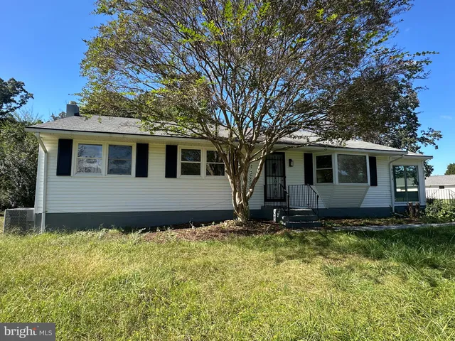 a house with trees in the background