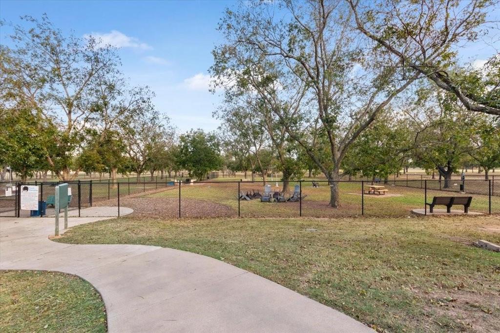8313 West Landings Road Granbury, TX 76049 - Photo 21 of 33 a view of backyard with green space