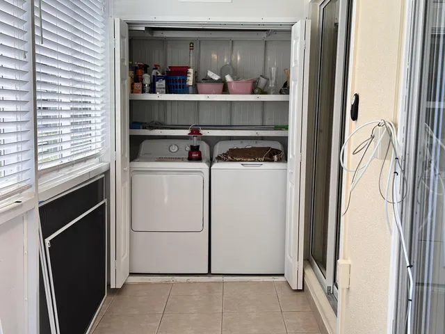 a room with storage and utility