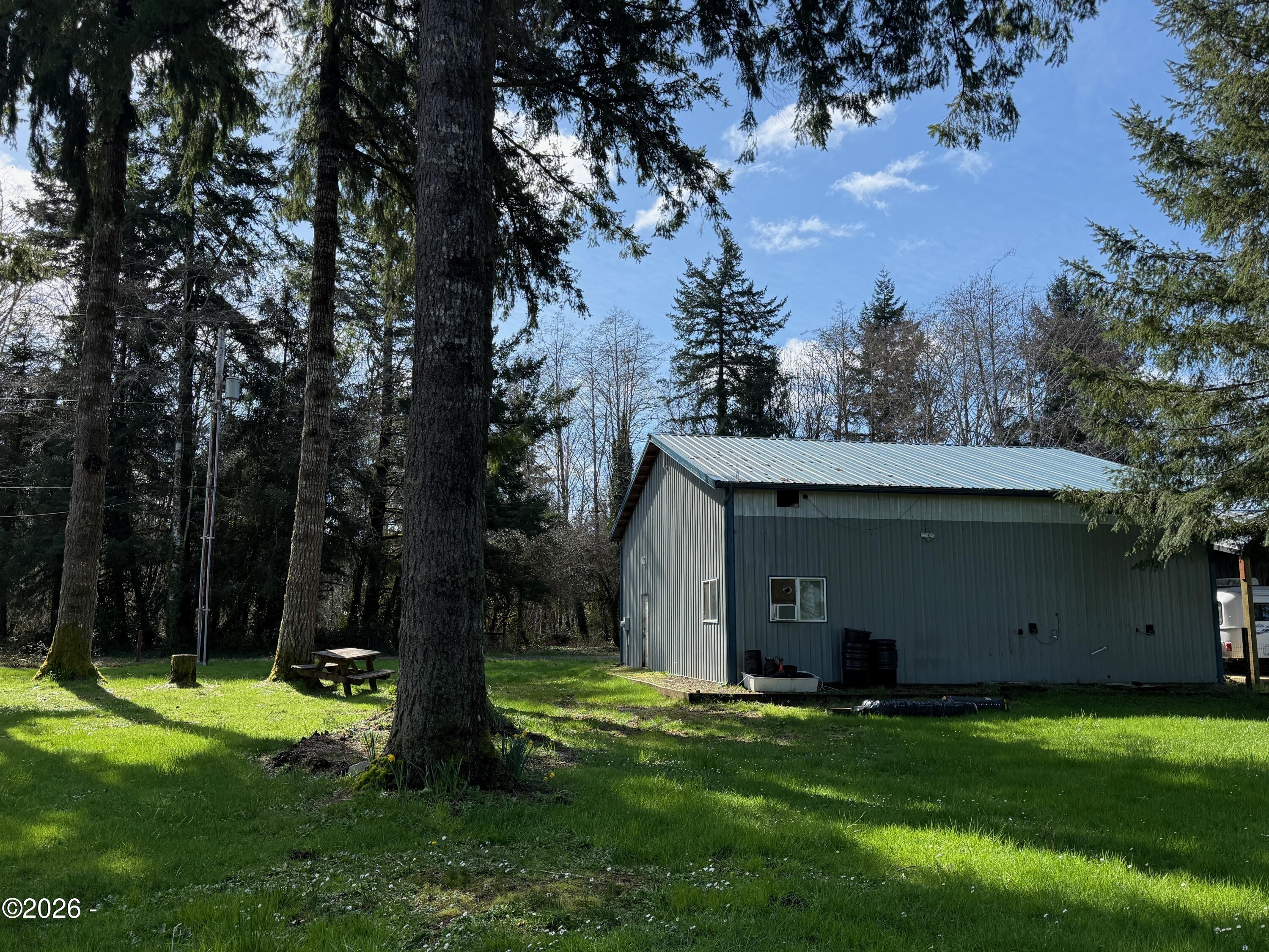 110 Camp 12 Riverside Lane Siletz, OR 97380 - Photo 5 of 48 Back of Shop