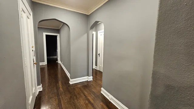 wooden floor in a gallery