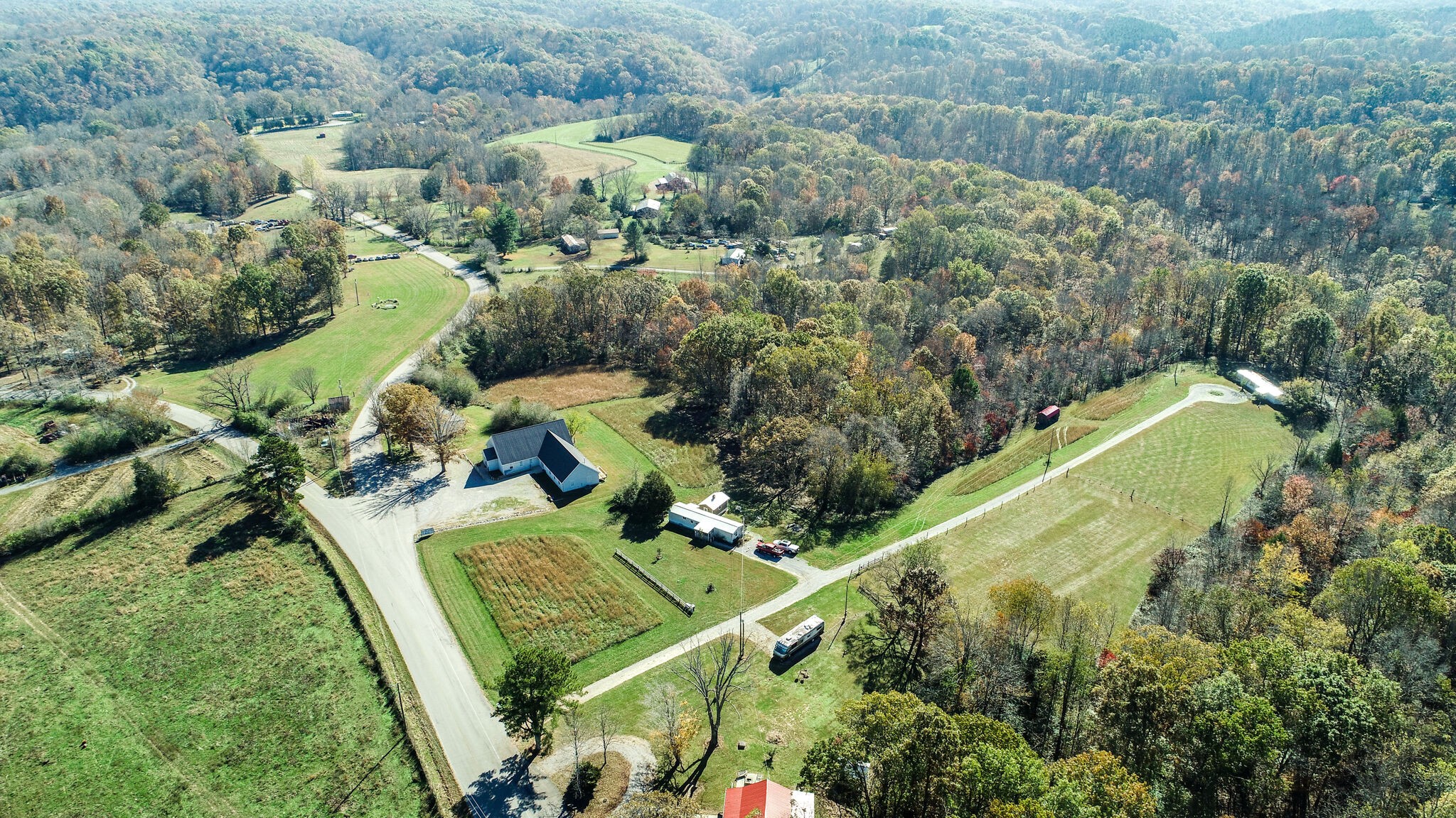7602 Pewitt Road Franklin, TN 37064 - Photo 1 of 18 an aerial view of a house with a yard