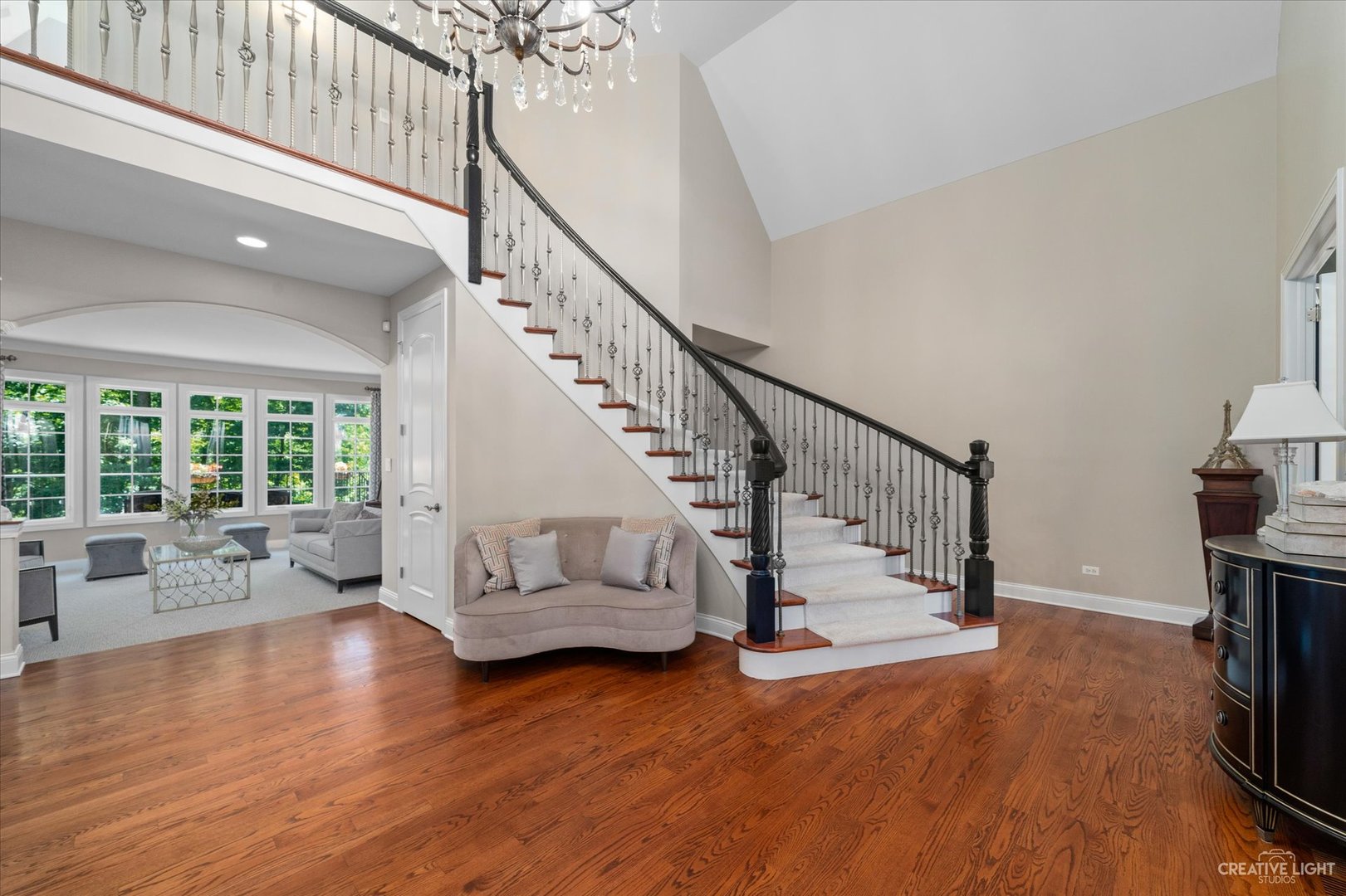 521 Chatfield Road New Lenox, IL 60451 - Photo 11 of 48 a view of entryway and hall with wooden floor