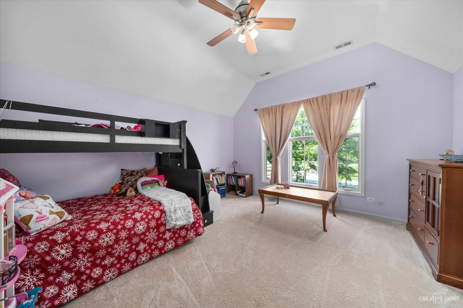 521 Chatfield Road New Lenox, IL 60451 - Photo 33 of 48 a bedroom with a bed and a large window