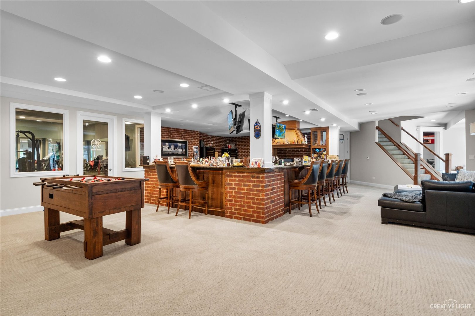 521 Chatfield Road New Lenox, IL 60451 - Photo 36 of 48 a living room with furniture and a flat screen tv