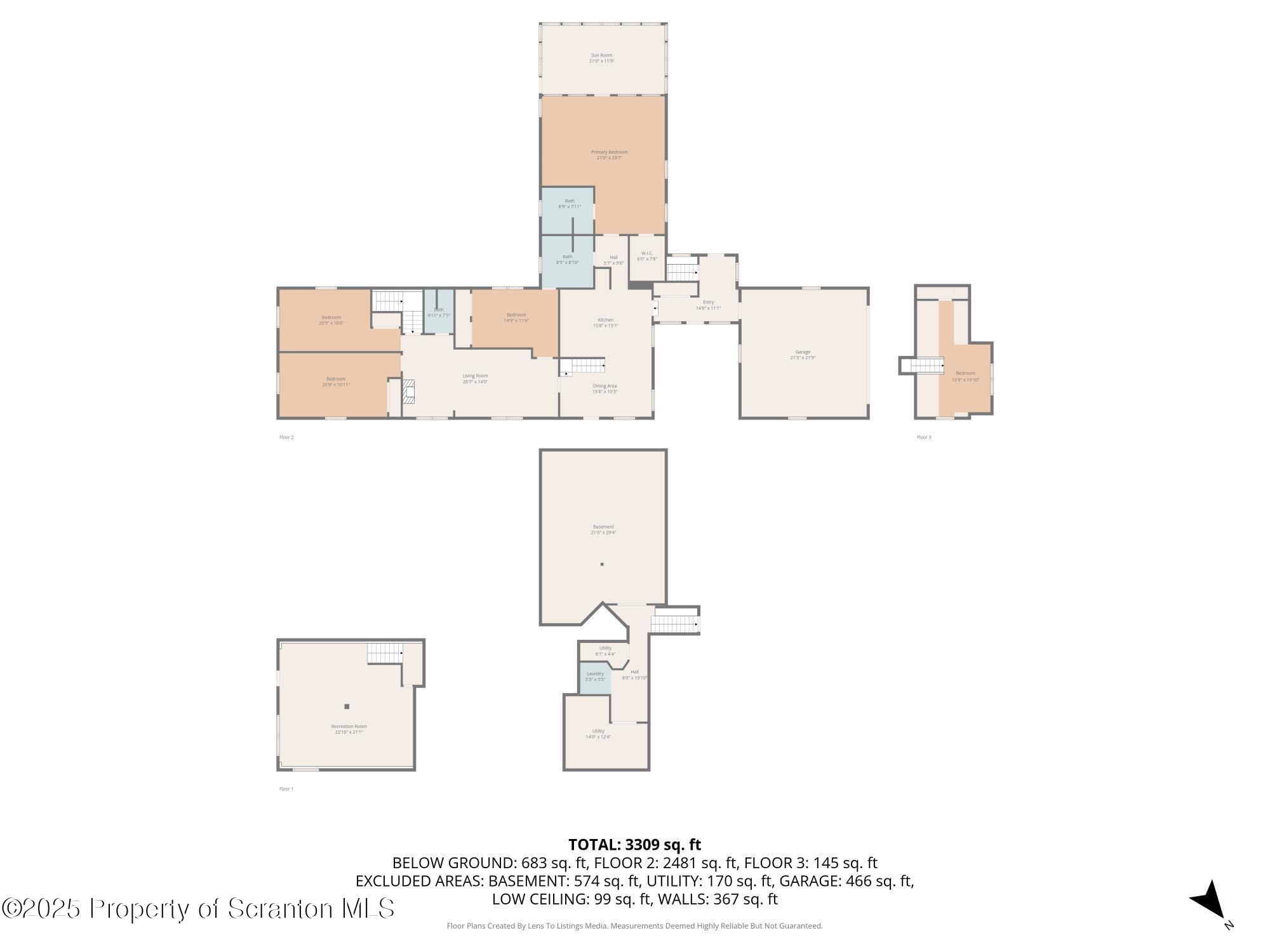 3886 Bow Bridge Road Friendsville, PA 18818 - Photo 71 of 71 a picture of a floor plan