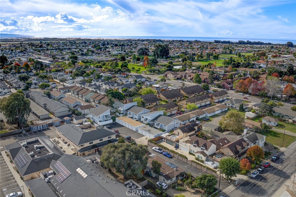 1165 Maple Street, Unit E Arroyo Grande, CA 93420 - Photo 38 of 50 an aerial view of a city with lots of residential buildings