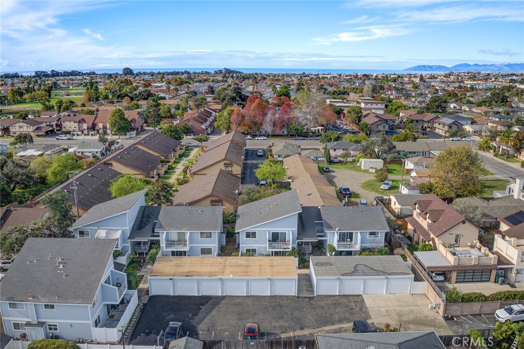 1165 Maple Street, Unit E Arroyo Grande, CA 93420 - Photo 43 of 50 an aerial view of residential houses with outdoor space
