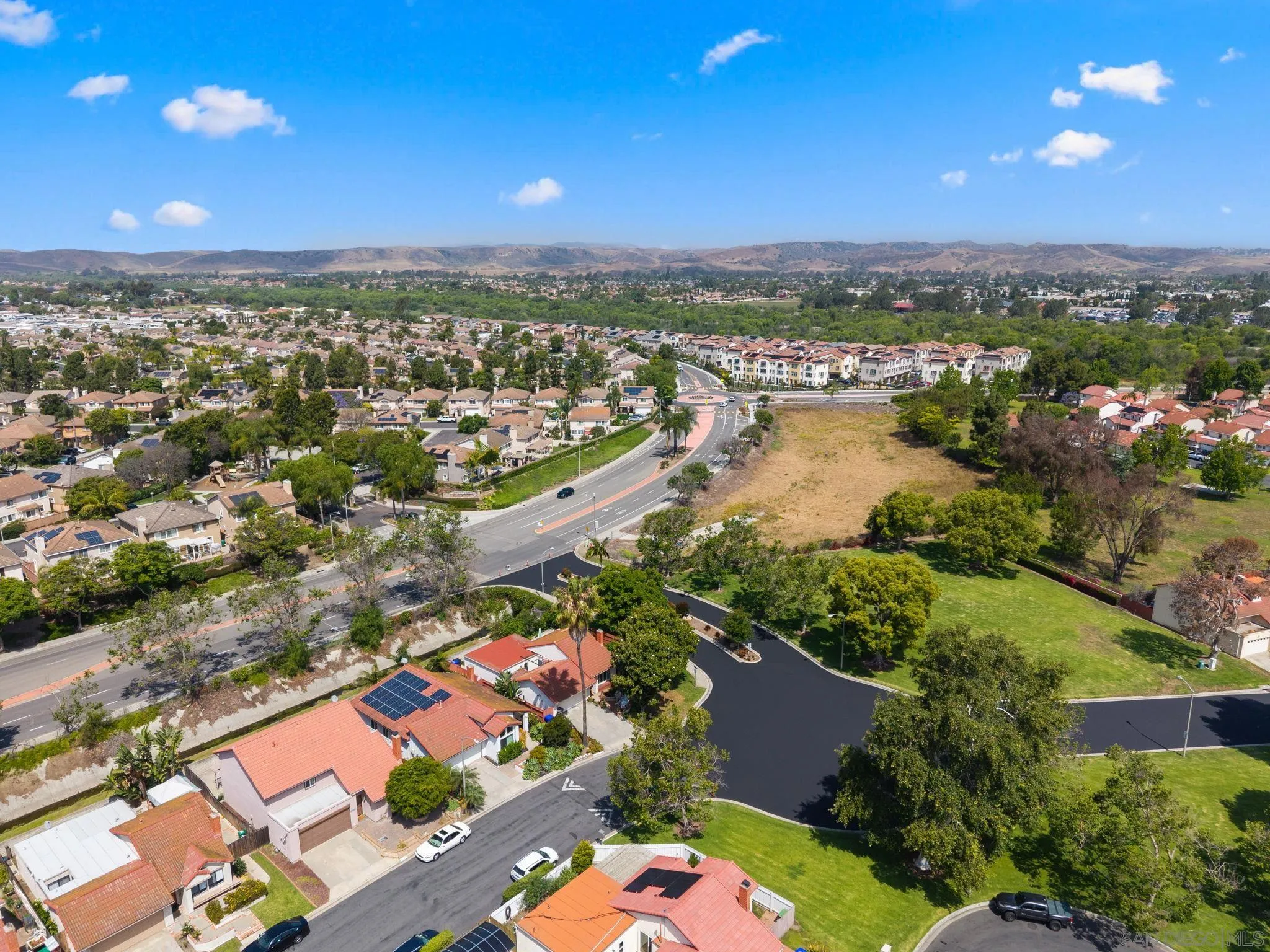 4444 Silver Birch Way Oceanside, CA 92057 - Photo 43 of 54 an aerial view of residential houses with outdoor space