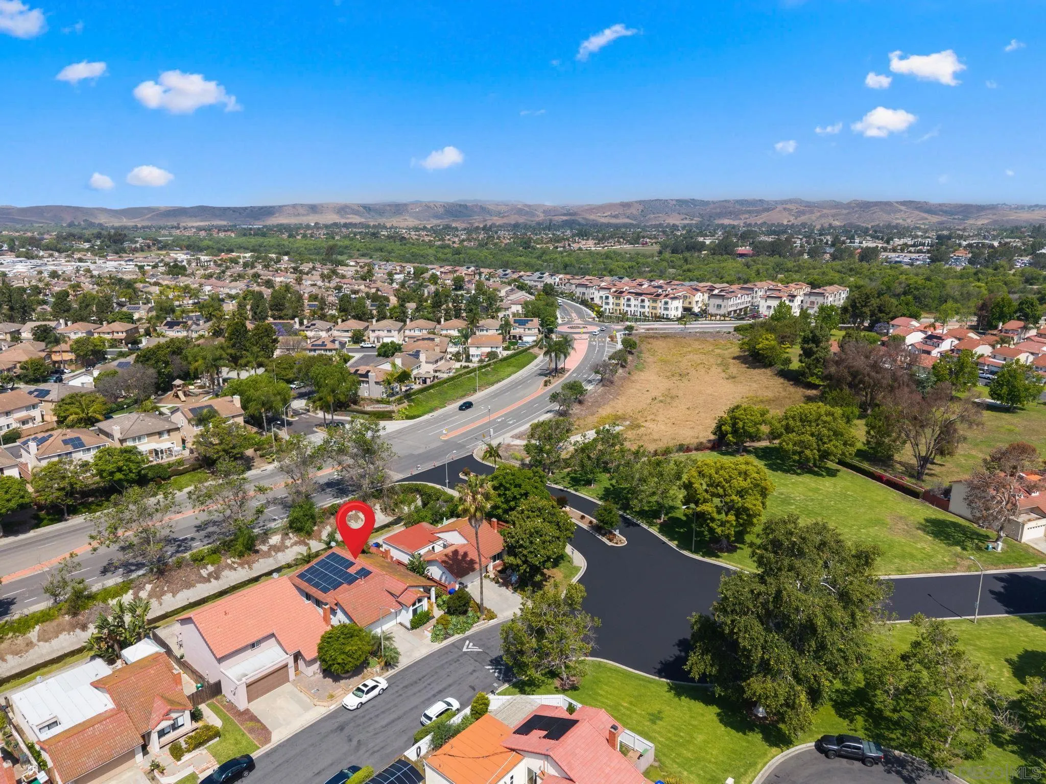 4444 Silver Birch Way Oceanside, CA 92057 - Photo 44 of 54 an aerial view of residential houses with outdoor space