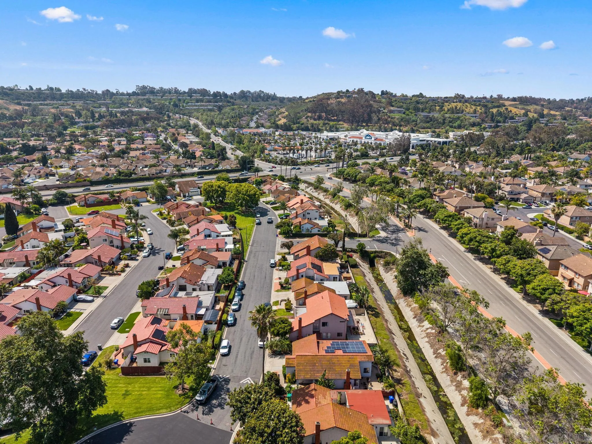 4444 Silver Birch Way Oceanside, CA 92057 - Photo 47 of 54 an aerial view of residential houses with outdoor space