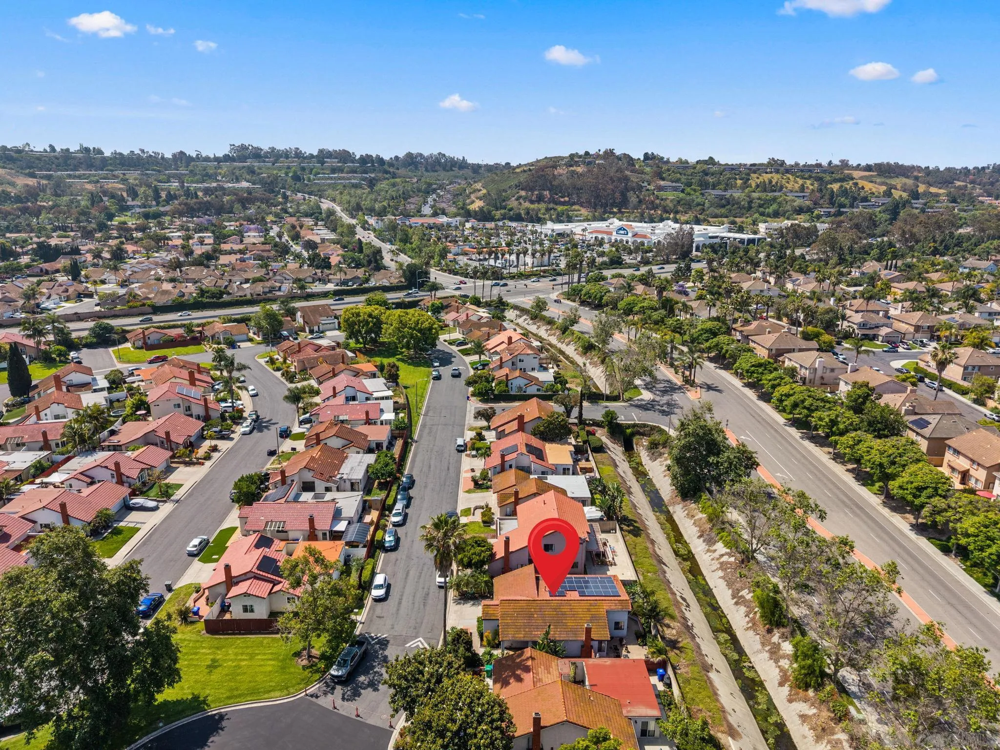 4444 Silver Birch Way Oceanside, CA 92057 - Photo 48 of 54 an aerial view of residential houses with outdoor space and street view
